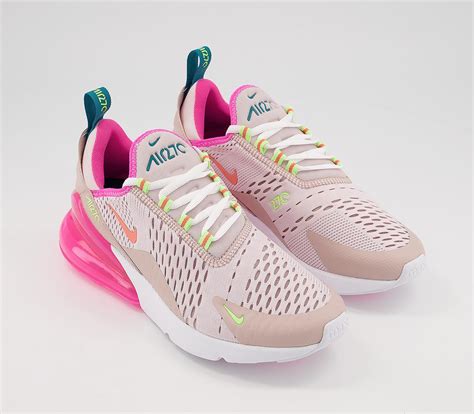 nike 270 damen weiß rosa gelb|nike air max 270 neue schuhe.